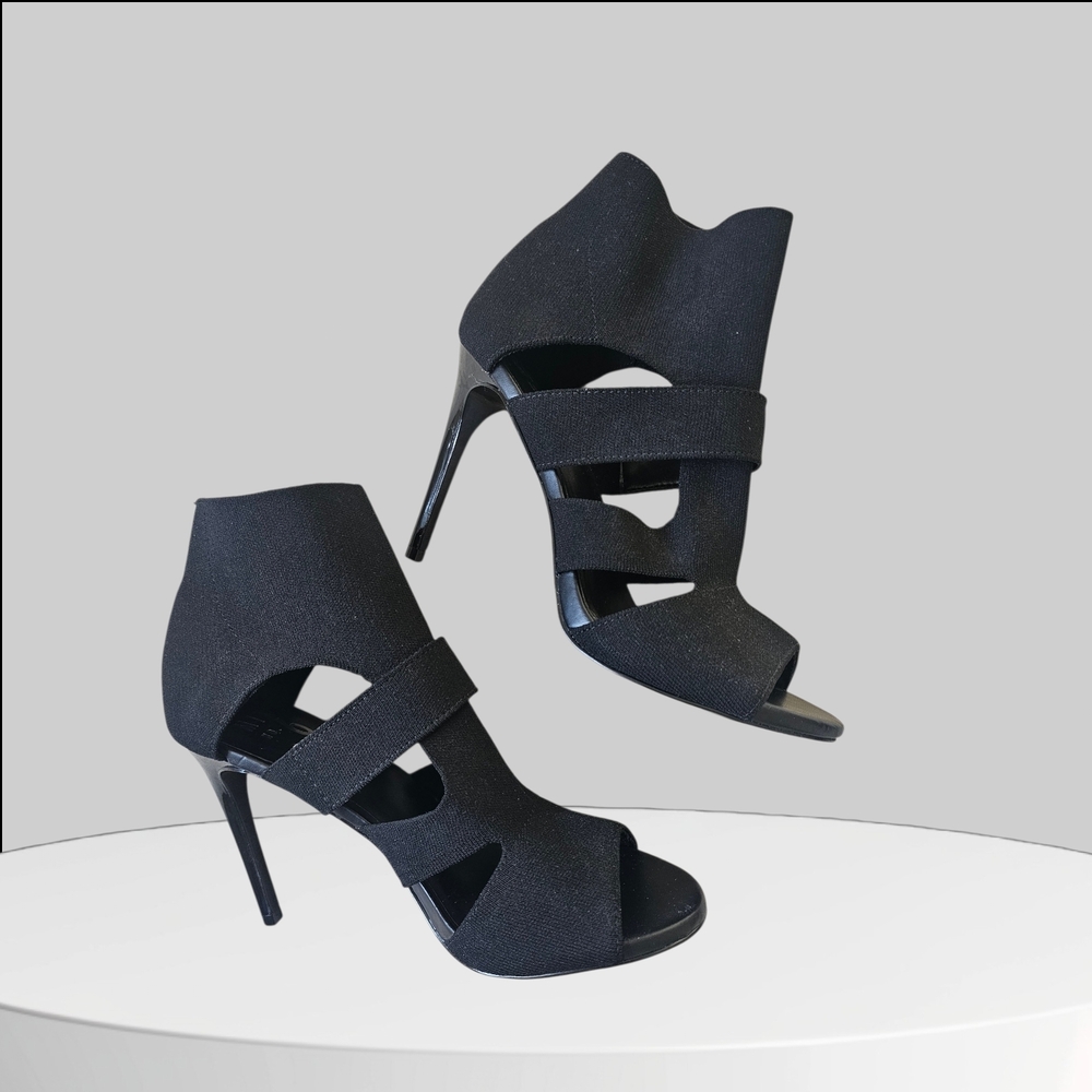Mix No. 6 Black Cutout Stiletto Heels Size 8.5
